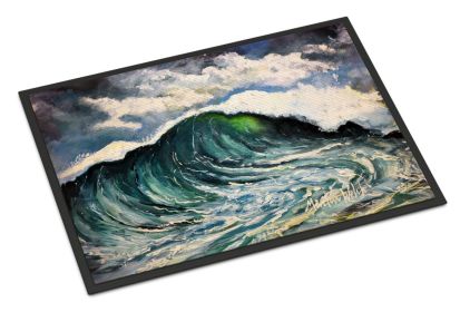 NEW Big Blue Wave Doormat Front Door Mat Indoor Outdoor Rugs for Entryway, Non Slip Washable Low Pile, 18H X 27W