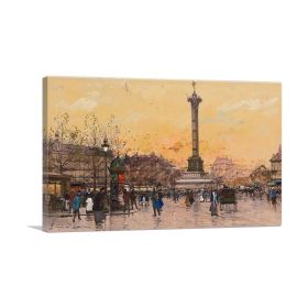 Bastille's Place (Type: Standard Framed Canvas Print, size: 40" x 26" / 100cm x 65cm (approx))