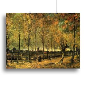 Lane with Poplars by Van Gogh Canvas Print or Poster (Type: Poster Print, size: 16" x 12" / 42cm x 30cm (approx))